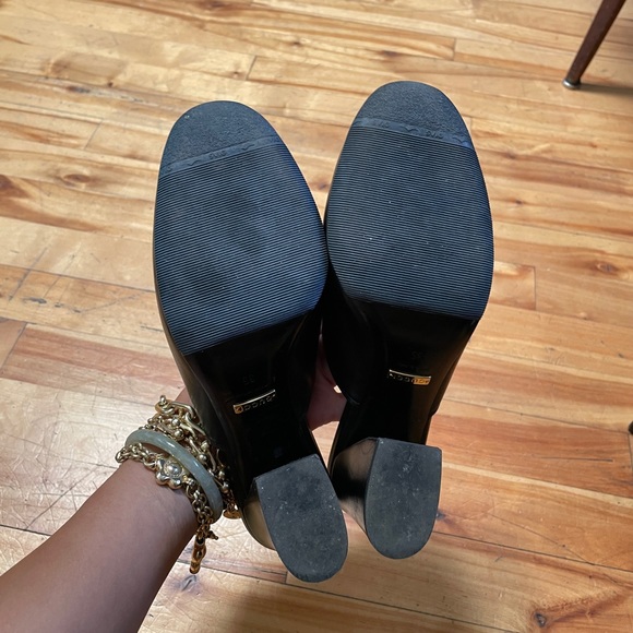 GUCCI Princetown Leather Horsebit 75mm Mules - Picture 9 of 10